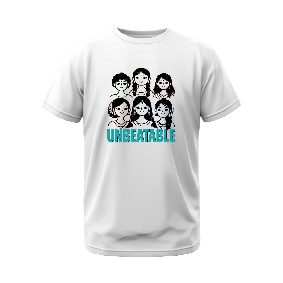 Unbeatable GB Pima Round Neck T-Shirt White